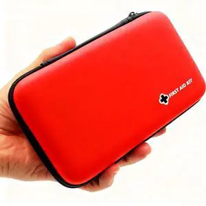 First Aid Kit Red, Portable Compact Waterproof Mini Emergency Refill Supplies, Survival Kit for Home, Car, Truck, Travel, Camping, Hiking, Sports, Office, School, Dorm Room, Outdoor Emergencies & Adve First Aid Kit Red, Portable Compact Waterproof Mini Emergency Refill Supplies, Survival Kit for Home, Car, Truck, Travel, Camping, Hiking, Sports, Office, School, Dorm Room, Outdoor Emergencies & Adve
