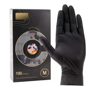 Ultra-Thick Black Gloves for Kitchen & Cleaning - 100PK Disposable, Food Safe, Chemical Resistant - Heavy-Duty Rubber Gloves for Handling, Sanitation & Safety - Latex-Free, Durable & Comfy Ultra-Thick Black Gloves for Kitchen & Cleaning - 100PK Disposable, Food Safe, Chemical Resistant - Heavy-Duty Rubber Gloves for Handling, Sanitation & Safety - Latex-Free, Durable & Comfy