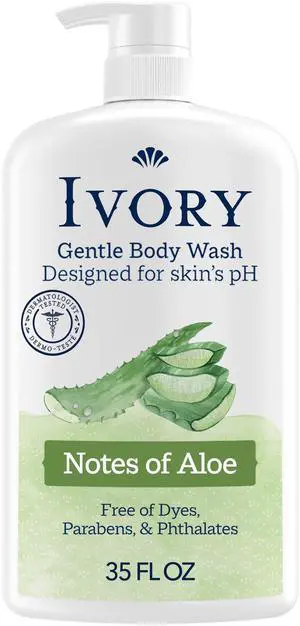 Body Wash Designed for the Whole Family, Aloe Scent, 35 oz | Plant Based Cleaning Power, Gentle Formula, Free of Dyes Heavy Perfumes Parabens & Phthalates, Designed for Skin's pH Body Wash Designed for the Whole Family, Aloe Scent, 35 oz | Plant Based Cleaning Power, Gentle Formula, Free of Dyes Heavy Perfumes Parabens & Phthalates, Designed for Skin's pH