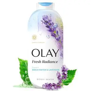 Body Wash for Women, Fresh Radiance, 24/7 Skin-Loving Freshness, Visibly Radiant, Plant Based Cleansers, Vitamin B3 & Antioxidant Blend, For All Skin Types, Birch Water & Lavender Scent, 22 fl oz Body Wash for Women, Fresh Radiance, 24/7 Skin-Loving Freshness, Visibly Radiant, Plant Based Cleansers, Vitamin B3 & Antioxidant Blend, For All Skin Types, Birch Water & Lavender Scent, 22 fl oz