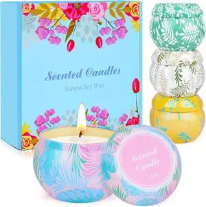 Scented Candles Bulk Gifts for Women, Aromatherapy Candle for Home Scented,Natural Soy Candle, Small Candles for 180 Hours Burning Time, Candle Set for Mother, Women, Friends and Coworkers Scented Candles Bulk Gifts for Women, Aromatherapy Candle for Home Scented,Natural Soy Candle, Small Candles for 180 Hours Burning Time, Candle Set for Mother, Women, Friends and Coworkers