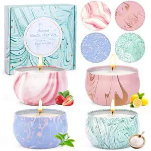 Candle Gifts,Scented Candles Christmas Gift Set for Women, 4 Pack Aromatherapy Candles for Home Scented, Natural Soy Wax Candles Gift Set for Birthday, Mother's Day, Christmas, Valentine's Day Candle Gifts,Scented Candles Christmas Gift Set for Women, 4 Pack Aromatherapy Candles for Home Scented, Natural Soy Wax Candles Gift Set for Birthday, Mother's Day, Christmas, Valentine's Day