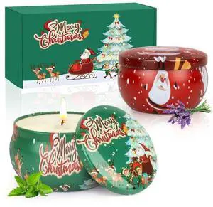 Christmas Candles Gifts Set for Women, 2 Pack Aromatherapy Scented Candle for Home Scented, Personalized Soy Candles Stocking Stuffers Gifts for Coworker Adults Friends Teacher Birthday Party Christmas Candles Gifts Set for Women, 2 Pack Aromatherapy Scented Candle for Home Scented, Personalized Soy Candles Stocking Stuffers Gifts for Coworker Adults Friends Teacher Birthday Party