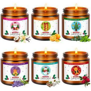 Christmas Candles Set - 6 Pack Christmas Scented Candles Gift Set, Bulk Stocking Stuffers for Coworkers Adults Women,Scented Candle Holiday Candle Gifts, Aromatherapy Soy Candle, Xmas Gift for Women Christmas Candles Set - 6 Pack Christmas Scented Candles Gift Set, Bulk Stocking Stuffers for Coworkers Adults Women,Scented Candle Holiday Candle Gifts, Aromatherapy Soy Candle, Xmas Gift for Women