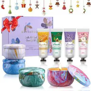 Gift Baskets for Women: Unique Candles & Hand Cream Lotion Gift Set, Valentines Day Gifts,Teacher Appreciation Gifts, Mothers Day Gifts, Best Friend Birthday Gift, Christmas Gifts for Coworker Gift Baskets for Women: Unique Candles & Hand Cream Lotion Gift Set, Valentines Day Gifts,Teacher Appreciation Gifts, Mothers Day Gifts, Best Friend Birthday Gift, Christmas Gifts for Coworker