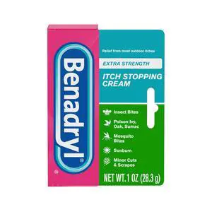 Extra Strength Itch Stopping Cream, Diphenhydramine HCl, 1 oz Extra Strength Itch Stopping Cream, Diphenhydramine HCl, 1 oz