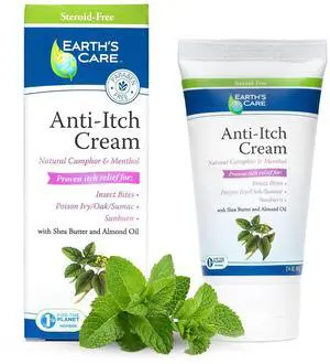 Anti Itch Cream Extra Strength, Itchy Skin Relief - 2.4 OZ | Fast Acting Relief for Sunburns, Itch Relief Cream soothes Rashes, Poison Ivy & Minor Irritations Anti Itch Cream Extra Strength, Itchy Skin Relief - 2.4 OZ | Fast Acting Relief for Sunburns, Itch Relief Cream soothes Rashes, Poison Ivy & Minor Irritations