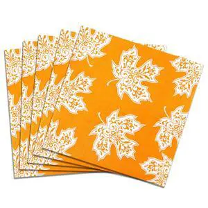 Autumn Paper Napkins 50 printed fall decorations Party Supplies Disposable Bar Napkins Suitable for thanksgiving party, engagement, baby shower, celebration party.6.5 x 6.5 inches Autumn Paper Napkins 50 printed fall decorations Party Supplies Disposable Bar Napkins Suitable for thanksgiving party, engagement, baby shower, celebration party.6.5 x 6.5 inches