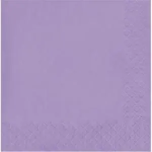 Touch of Color Party Paper Napkins, Luscious Lavender, 6.5 in, 50 ct | Lavender 2-ply Disposable Napkins Made of Soft and Durable Tissue, Bulk Napkins for Parties, Holidays, Birthdays, and More Touch of Color Party Paper Napkins, Luscious Lavender, 6.5 in, 50 ct | Lavender 2-ply Disposable Napkins Made of Soft and Durable Tissue, Bulk Napkins for Parties, Holidays, Birthdays, and More