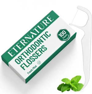 Braces Flossers, 100 Count Floss Picks for Braces with Threader Design, Mint Flavored, Fits Under Arch Wires, Daily Oral Care for Adults & Teens Braces Flossers, 100 Count Floss Picks for Braces with Threader Design, Mint Flavored, Fits Under Arch Wires, Daily Oral Care for Adults & Teens