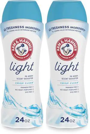 Light In-Wash Scent-Booster, Laundry ScentBooster Crisp Cleanscent, 24 Oz (Pack of 2) Light In-Wash Scent-Booster, Laundry ScentBooster Crisp Cleanscent, 24 Oz (Pack of 2)