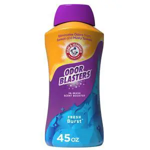 Odor Blasters Laundry Scent Booster, Fresh Burst Scent 45 oz | In-Wash Laundry Fragrance, Eliminates Tough Odors in Clothes and Towels, Laundry Additive, laundry scent beads alternative Odor Blasters Laundry Scent Booster, Fresh Burst Scent 45 oz | In-Wash Laundry Fragrance, Eliminates Tough Odors in Clothes and Towels, Laundry Additive, laundry scent beads alternative