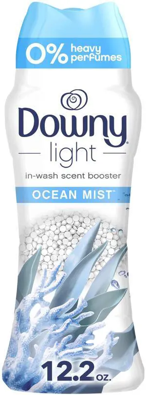 Light Laundry Scent Booster Beads, Ocean Mist Scent, 12.2 OZ, In-wash fabric beads designed to be gentle with a light boost of scent, No Heavy Perfumes Light Laundry Scent Booster Beads, Ocean Mist Scent, 12.2 OZ, In-wash fabric beads designed to be gentle with a light boost of scent, No Heavy Perfumes
