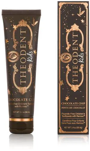 Kids Toothpaste - Fluoride Free Chocolate Toothpaste for Kids with Rennou® for Enamel Repair, Safe if Accidentally Swallowed, SLS Free, Chocolate Chip (3.4 oz) Kids Toothpaste - Fluoride Free Chocolate Toothpaste for Kids with Rennou® for Enamel Repair, Safe if Accidentally Swallowed, SLS Free, Chocolate Chip (3.4 oz)