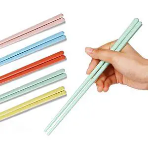 Ceramic Chopsticks Set of 5, Porcelain Chinese Chopsticks Easy To Clean, 9.6-Inch (MixColour) Ceramic Chopsticks Set of 5, Porcelain Chinese Chopsticks Easy To Clean, 9.6-Inch (MixColour)