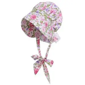 Adult Women Girls Cotton Pioneer Prairie Bonnet Cap Hat 100% Cotton (Size Choose) Adult Women Girls Cotton Pioneer Prairie Bonnet Cap Hat 100% Cotton (Size Choose)