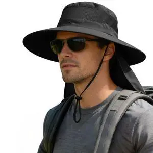 Sun Hats for Men Women Fishing Hat with Neck Flap,UPF 50+ Sun Hat Waterproof Wide Brim Bucket Hats for Safari Hiking Sun Hats for Men Women Fishing Hat with Neck Flap,UPF 50+ Sun Hat Waterproof Wide Brim Bucket Hats for Safari Hiking