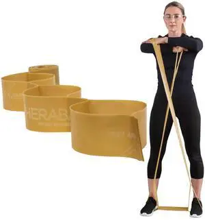 CLX Resistance Band with Loops, 5-Foot Band, Gold, Max, Non-Latex, Elastic Band for Exercise, Mobility & Rehab, Stretching, Home Workouts, Color-Coded for Easy Resistance Levels CLX Resistance Band with Loops, 5-Foot Band, Gold, Max, Non-Latex, Elastic Band for Exercise, Mobility & Rehab, Stretching, Home Workouts, Color-Coded for Easy Resistance Levels