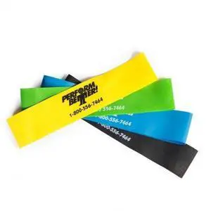 Mini Band Resistance Loop Exercise Bands - Set of 4 - 9" by 2" Mini Band Resistance Loop Exercise Bands - Set of 4 - 9" by 2"