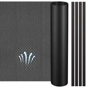 1 Pcs 1000 x 300 mm DIY PC Case Dust Filter 1.2 mm High Airflow Hole PC Fan Mesh Filter Air Vent Covers PVC Dustproof Cover with 4 Magnetic Strip for Computer Chassis Speaker and More, Black 1 Pcs 1000 x 300 mm DIY PC Case Dust Filter 1.2 mm High Airflow Hole PC Fan Mesh Filter Air Vent Covers PVC Dustproof Cover with 4 Magnetic Strip for Computer Chassis Speaker and More, Black
