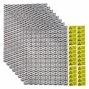 30 Pcs Black Mesh Anti Static Bags 15.8x11.8 Inch,with Antistatic Sticker,Open Top ESD Shielding Bags for Motherboards,PCB, Circuit Boards,Graphics Cards & Electronic Components 30 Pcs Black Mesh Anti Static Bags 15.8x11.8 Inch,with Antistatic Sticker,Open Top ESD Shielding Bags for Motherboards,PCB, Circuit Boards,Graphics Cards & Electronic Components