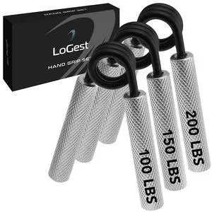 Metal Hand Grip Set, 100LB-200LB 3 Pack No Slip Heavy-Duty Grip Strengthener with Gift Box, Great Wrist & Forearm Hand Exerciser, Home Gym, Hand Gripper Grip Strength Trainer Metal Hand Grip Set, 100LB-200LB 3 Pack No Slip Heavy-Duty Grip Strengthener with Gift Box, Great Wrist & Forearm Hand Exerciser, Home Gym, Hand Gripper Grip Strength Trainer