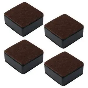 1.2 Inch Self-Adhesive Bed Risers with Felt Pad,Carbon Steel,4Pcs 1.2 Inch Self-Adhesive Bed Risers with Felt Pad,Carbon Steel,4Pcs