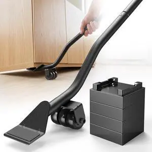 Heavy Duty Furniture Jack for Sliders on Carpet,Back Saving Furniture Lifter Tool for Pads on Hardwood Floors,660 Lbs Load Appliance Lifter Jack & 4 Stackable Blocks to Raise Furniture Heavy Duty Furniture Jack for Sliders on Carpet,Back Saving Furniture Lifter Tool for Pads on Hardwood Floors,660 Lbs Load Appliance Lifter Jack & 4 Stackable Blocks to Raise Furniture