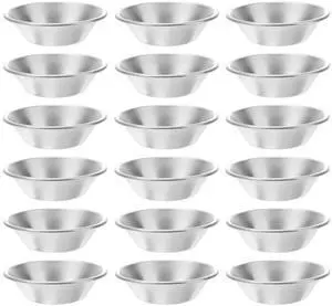 25 Pack Egg Tart Molds 2.75 Inch Aluminum Alloy Mini Pie Bakeware with Non-Stick Coating Round Baking Cups for Muffins Cupcakes Cheesecakes Cookies Desserts 25 Pack Egg Tart Molds 2.75 Inch Aluminum Alloy Mini Pie Bakeware with Non-Stick Coating Round Baking Cups for Muffins Cupcakes Cheesecakes Cookies Desserts