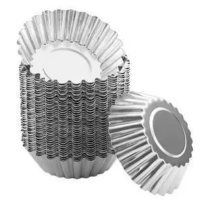 40 Pcs 2.75 Inch Egg Tart Molds, Non-Stick Aluminium Tartlet Pans for Baking, Ensaymada Molder Filipino Style for Home Bakers Pastry Chefs Mini Pie Cupcake Dessert 40 Pcs 2.75 Inch Egg Tart Molds, Non-Stick Aluminium Tartlet Pans for Baking, Ensaymada Molder Filipino Style for Home Bakers Pastry Chefs Mini Pie Cupcake Dessert