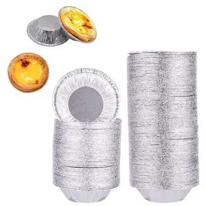 U D Disposable Egg Tart Molds for Baking, 2.8 inch U D Tart, Aluminum Foil Bakeware for Baking, Making Tarts, Quiche Pie, Caramel Pudding, Etc. U D Disposable Egg Tart Molds for Baking, 2.8 inch U D Tart, Aluminum Foil Bakeware for Baking, Making Tarts, Quiche Pie, Caramel Pudding, Etc.