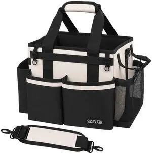 Compact Wearable Cleaning Caddy with Handle & Shoulder Straps Compact Wearable Cleaning Caddy with Handle & Shoulder Straps