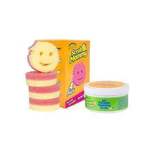 Sponges & PowerPaste XL Value Pack - 4 Scrub Mommy Multipurpose Dish Sponges & PowerPaste XL All-Purpose Cleaning Paste - Scratch-Free, Multi-Surface Household Cleaning Supplies Kit (5ct) Sponges & PowerPaste XL Value Pack - 4 Scrub Mommy Multipurpose Dish Sponges & PowerPaste XL All-Purpose Cleaning Paste - Scratch-Free, Multi-Surface Household Cleaning Supplies Kit (5ct)