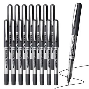Black Rollerball Pens 16 Pack, 0.7mm Medium Point, Quick Dry Roller Ball Pens, Liquid Ink Pen Fine Point Smooth Writing Pens for Journaling, School, Office Writing Black Rollerball Pens 16 Pack, 0.7mm Medium Point, Quick Dry Roller Ball Pens, Liquid Ink Pen Fine Point Smooth Writing Pens for Journaling, School, Office Writing