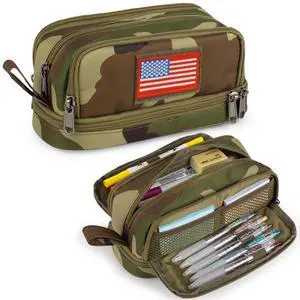 Tactical 4 Compartments Pencil Case for Boy, Large Pen Pouch Bag for School Tactical 4 Compartments Pencil Case for Boy, Large Pen Pouch Bag for School