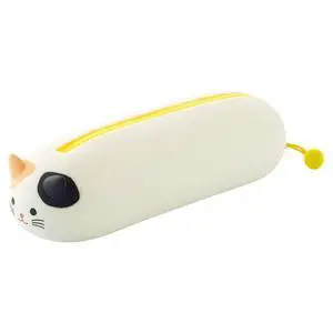 PuniLabo Zipper Pen Case/Pouch, Horizontal, 2.5" x 7.9", Calico Cat (A7781-7) PuniLabo Zipper Pen Case/Pouch, Horizontal, 2.5" x 7.9", Calico Cat (A7781-7)