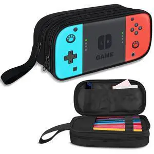 Large Pencil Case for Boys - Boys Pencil Pouch with Zipper Compartments - Big Capacity Pen Box Gamer Pen Bag Organizer for Kids Teens School Large Pencil Case for Boys - Boys Pencil Pouch with Zipper Compartments - Big Capacity Pen Box Gamer Pen Bag Organizer for Kids Teens School