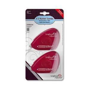 by 3L 1646 3L Scrapbook Adhesives E-Z Runner Permanent Adhesive Dispenser, 28 Feet, 2-Pack by 3L 1646 3L Scrapbook Adhesives E-Z Runner Permanent Adhesive Dispenser, 28 Feet, 2-Pack