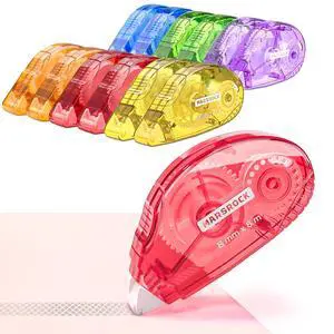 Glue Tape Roller with Adhesive Dots, 12 Pack Double-Sided Tape for Crafts, Glue Dots, Scrapbooking & Gift Wrapping, School, Office & Journaling Supplies (0.31 in x 26 ft) Glue Tape Roller with Adhesive Dots, 12 Pack Double-Sided Tape for Crafts, Glue Dots, Scrapbooking & Gift Wrapping, School, Office & Journaling Supplies (0.31 in x 26 ft)