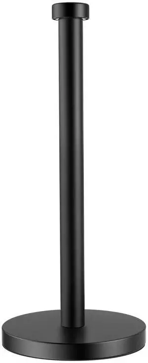 Black Paper Towel Holder, Stainless Steel, with Anti Slip Weighted Base Black Paper Towel Holder, Stainless Steel, with Anti Slip Weighted Base
