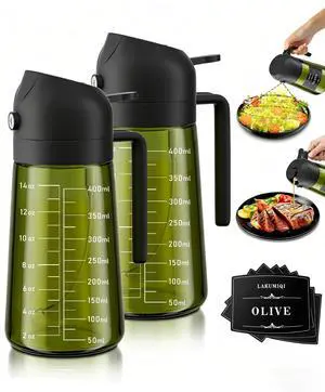 Oliver Oil Sprayer & Dispenser for Cooking Bottle 16oz Dark Glass Fine Mist Oliver Oil Sprayer & Dispenser for Cooking Bottle 16oz Dark Glass Fine Mist