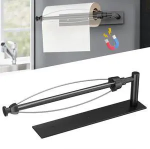 Magnetic Paper Towel Holder, One Hand Tear with Adjustable Damping Magnetic Paper Towel Holder, One Hand Tear with Adjustable Damping