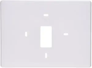 T119 Thermostat Wall Plate, White T119 Thermostat Wall Plate, White