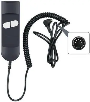 Lift Chair Replacement Remote, 5 Pin 2 Buttons Straight Power Recliner Remote Control Compatible with Most Lift Chair Brands Lift Chair Replacement Remote, 5 Pin 2 Buttons Straight Power Recliner Remote Control Compatible with Most Lift Chair Brands