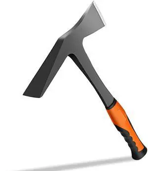 Forged Brick Hammer - 28oz Masonry Hammer, Geologist Rock Pick with Pointed Tip, Heavy Duty Bricklayer & Mason Tool with Forged Steel Construction & Shock Reduction handle (flat & axe) Forged Brick Hammer - 28oz Masonry Hammer, Geologist Rock Pick with Pointed Tip, Heavy Duty Bricklayer & Mason Tool with Forged Steel Construction & Shock Reduction handle (flat & axe)