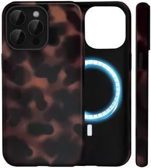 Magnetic for iPhone 15 Pro Max Case Tortoise Shell Leopard Case Magnetic for iPhone 15 Pro Max Case Tortoise Shell Leopard Case