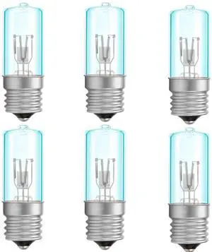 6 PCS LB1000 3W UVC Replacement Light Bulb, E14/E17 Intermediate Base 6 PCS LB1000 3W UVC Replacement Light Bulb, E14/E17 Intermediate Base