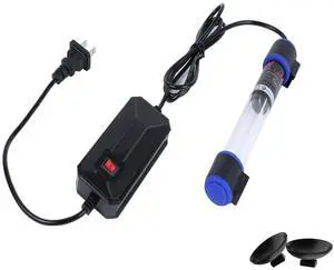7W UVC Aquarium Light for Fish Tank and Pond Quartz Tube Waterproof UV Lamp, Water Clarifier for Clearer Water 7W UVC Aquarium Light for Fish Tank and Pond Quartz Tube Waterproof UV Lamp, Water Clarifier for Clearer Water