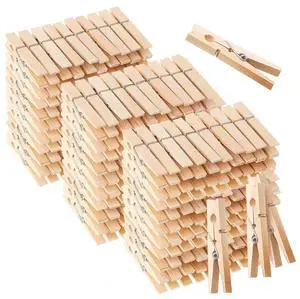200 Pcs Large Wooden Clothes Pins 2.9 Inch Heavy Duty Natural Wood Clips Clothespins with Rust Resistant Spring for Hanging Pictures Chip Bags DIY Crafts Photos Drying Laundry Decoration 200 Pcs Large Wooden Clothes Pins 2.9 Inch Heavy Duty Natural Wood Clips Clothespins with Rust Resistant Spring for Hanging Pictures Chip Bags DIY Crafts Photos Drying Laundry Decoration