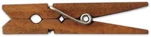 Wooden Small Clothespins 1-7/8" 4.8cm 50 Pieces Per Pack (Jacobean) Wooden Small Clothespins 1-7/8" 4.8cm 50 Pieces Per Pack (Jacobean)